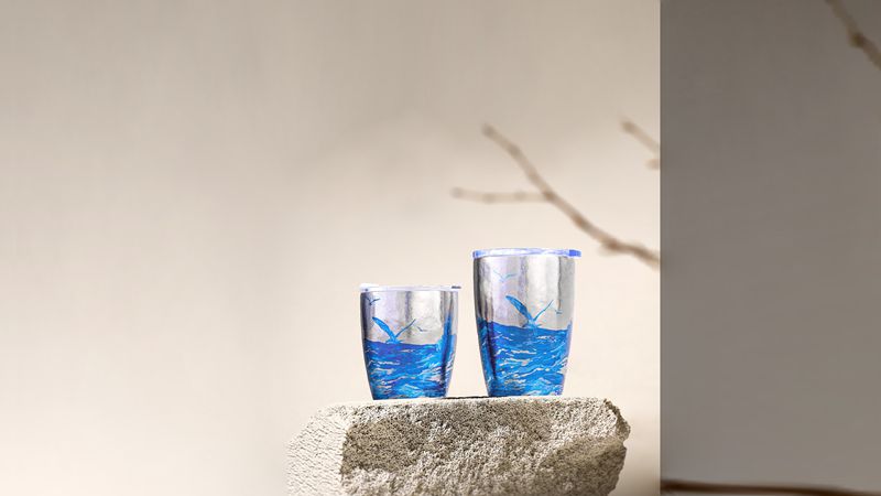 海鸥大肚啤酒杯